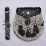 Scottish Multi Color Seal Skin Semi Dress Sporran