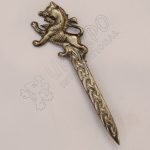 Scottish Rampart Lion Celtic Kilt Pin