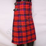 Scottish Robertson Red Tartan 8 Yard Kilt