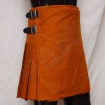 Scottish Saffron Gold Tartan Kilt