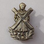 Scottish ST Andrews Brass Antique Metal Badge