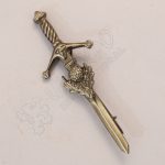 Scottish Sword Thistle Kilt Pin Shiny