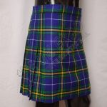 Modern Blue Scottish Tartan Ladies Mini Kilt