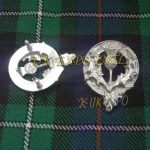 Scottish Thistle Chrome Metal Badge