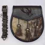 Traditional Scottish Stag Head Sporran