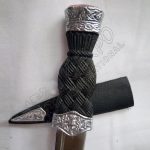Handmade Scottish Sgian Dubh Dirk With Red Stone
