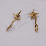 Shako star Hook Brass Finish