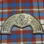Shamrock Celtic Brass Finish Cantle