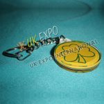 Shamrock Double Side Printed Key Chain