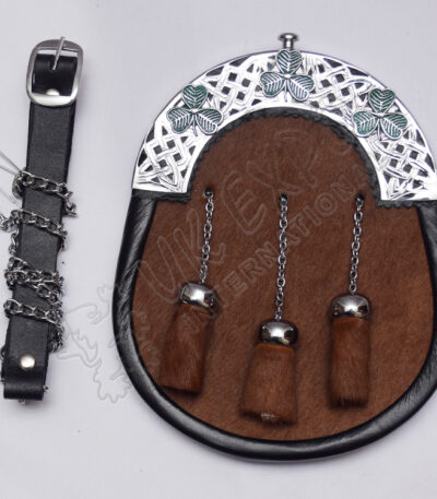 Shamrock Goat Skin Full Dress Sporran