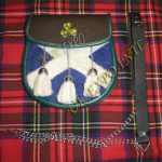 Scottish Flag Shamrock Sports Wear Sporran