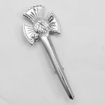 Shamrock Style Kilt Pin