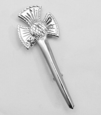 Shamrock Style Kilt Pin