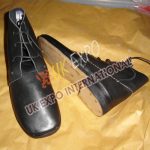 Civil War Black Soft Leather Brogans