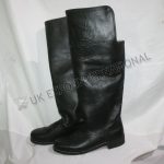 Prussian Black Leather Cuirassier Boots