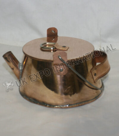 Civil War Short Copper Tea Pot