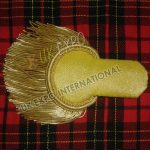Shoulder/Epaulette Golden Frings and Golder Material on Top