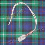 Silver and Red sword Knot