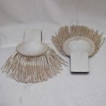 Silver Wire Hand Embroidery Epaulettes