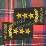 SingaPura Gold Bullion Slide Shoulder/Epaulette