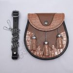 Vintage Leather Embossed Day Wear Sporran