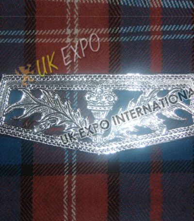 Scottish Flower Flap Cantle Badge