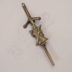 St Andrews Shiny Antique Kilt Pin