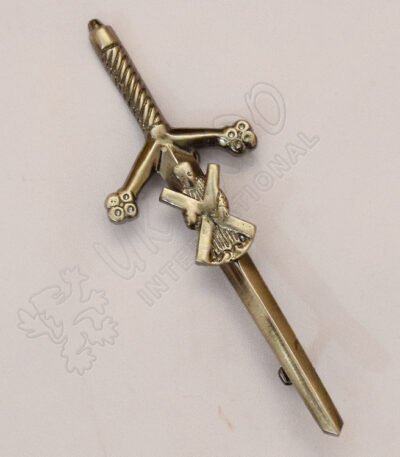 St Andrews Shiny Antique Kilt Pin