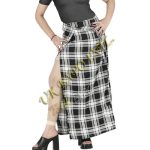 Ladies MacPherson Tartan Long Skirt