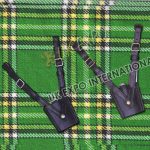 Sword Frog Black Leather