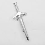 Sword Kilt Pin Chrome