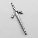 Sword Kilt Pin Chrome