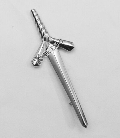 Sword Kilt Pin Chrome