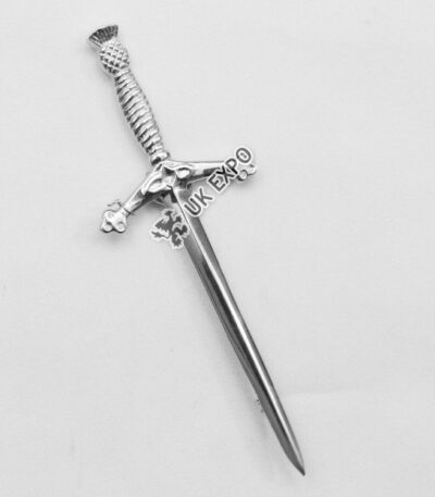 Sword Kilt Pin With Celtic On Front