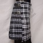 Erskine B & W Tartan 5 Yard Tartan Kilt