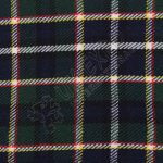 White Line with Light Green and Light Blue Tartan No 75