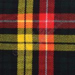 Black Yellow and Red Tartan No 85