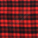 Red and Black Tartan No 91