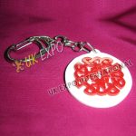 Endless knot Plastic Key Chain