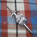 Terrier Dog Scottish Sword Kilt Pin