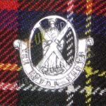 The Royal Scots Silver Metal Badge