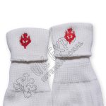 Thistle Embroidery On Kilt Sock