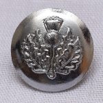 Thistle round button