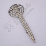Thistle Shiny Antique Kilt Pin