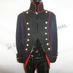 Uniforms du genie ligne troupe Napoleonic French Jacket Dark blue with Black Front