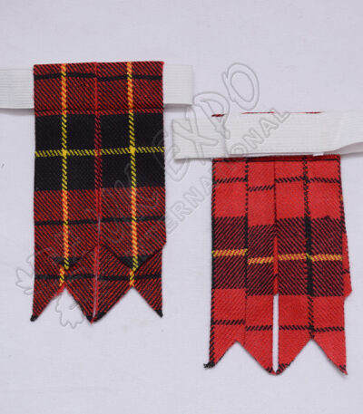 Wallace Modern Tartan Kilt Flashes