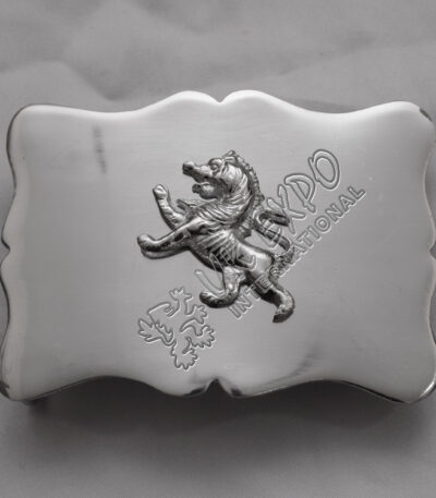 Wavy Lion Belt Buckle