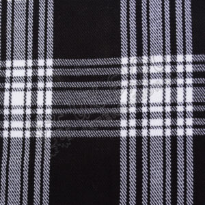 White and Black Tartan No 93