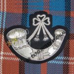 White Bullion and wire Blazer Badge