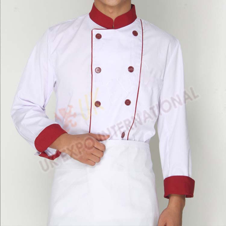 White color Chef Dress - Image 1